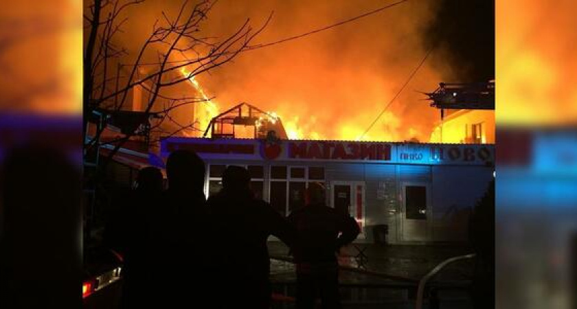 Пожарные из Новороссийска помогали тушить крупный пожар в Анапе: фото и видео очевидцев