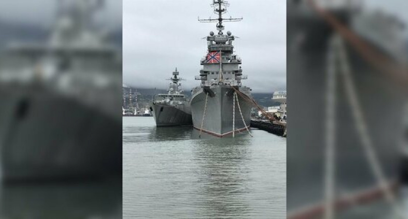 В Новороссийске у крейсера «Михаил Кутузов» едва не утонул мужчина