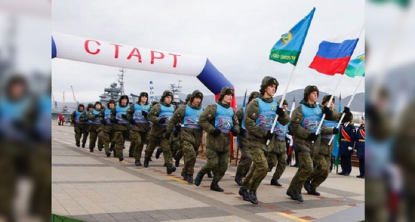 В Новороссийске стартовал марш-бросок десантников