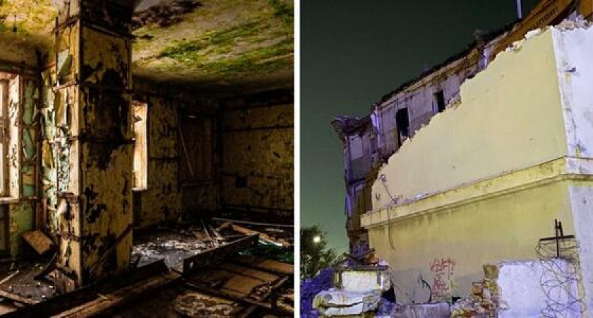 Как выглядел изнутри дом на набережной Новороссийска, который сейчас сносят (+свежие фото с места)