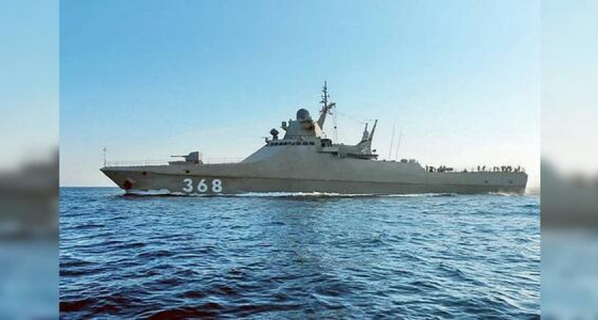 Патрульный корабль  «Василий Быков» провел учение по противовоздушной обороне в Новороссийске