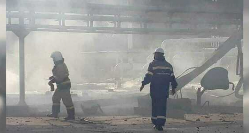 Пожар на нефтебазе «Грушовая» в Новороссийске полностью потушен