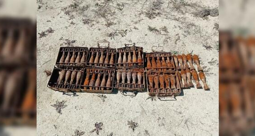 500 патронов и 39 мин нашли новороссийские поисковики на Мысхакском шоссе