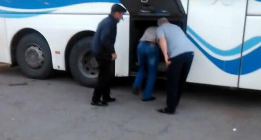 На Кубани водитель междугороднего автобуса перевозил людей в багажнике