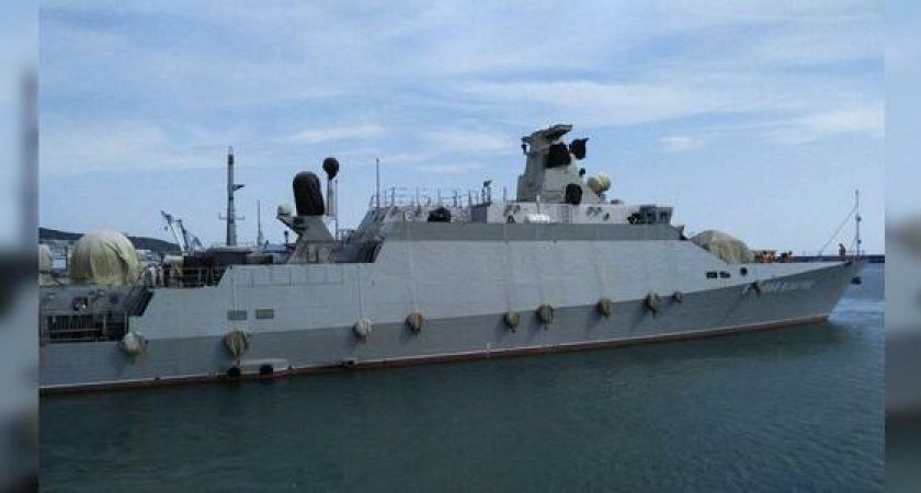 В Новороссийске начались испытания ракетного корабля «Вышний Волочек»