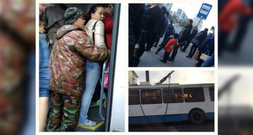 Забитые автобусы и остановки: подборка фотографий новороссийцев