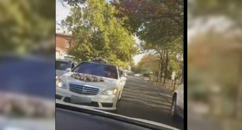 За рулем автомобиля из свадебного кортежа, выехавшего на «встречку» в Краснодаре, был житель Новороссийcка