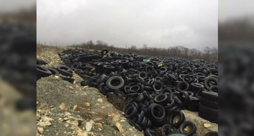 В Новороссийске ликвидировали свалку покрышек площадью 4 гектара