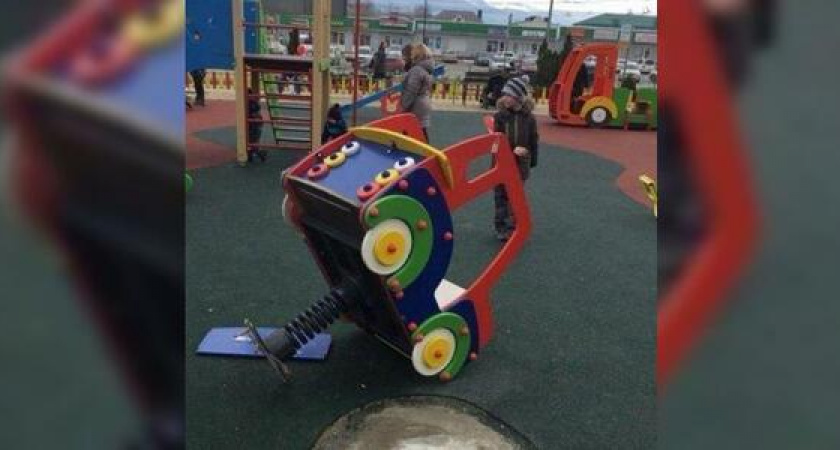 На некачественные детские площадки в ОНФ пожаловались жители Новороссийска: активисты провели рейды