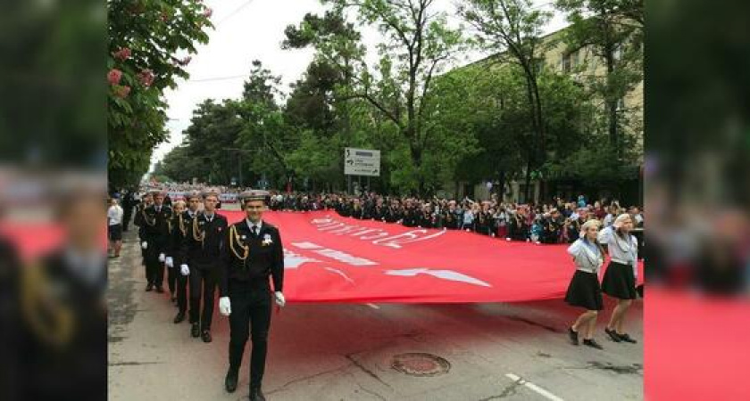 В Новороссийске прошел парад Великой Победы