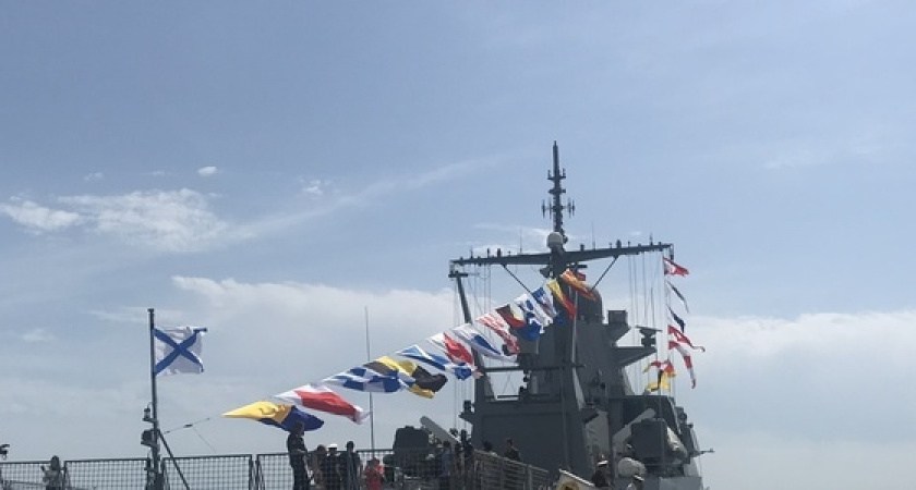 Черноморский флот пополнился современным кораблем: торжественная церемония прошла на территории Новороссийской военно-морской базы