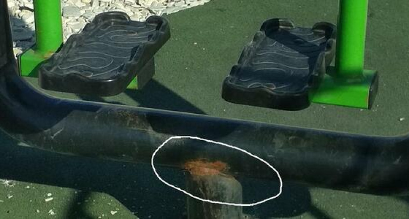 Новороссийцы нашли опасный тренажер на городской набережной