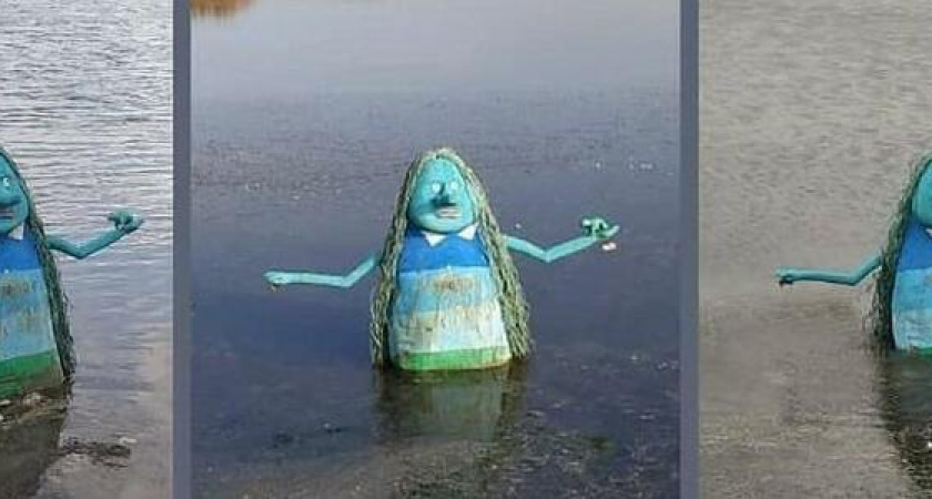 "Сверяйтесь с Водяным": в соцсетях новороссийцам предложили нестандартный способ измерения уровня воды