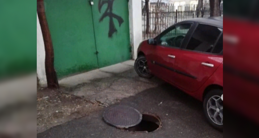 Новороссийцы пожаловались на опасный люк возле детского садика