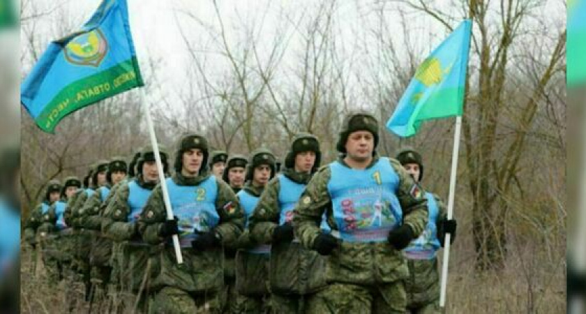 Новороссийские десантники в рамках марш-броска преодолели 400 километров и прибыли в Батайск