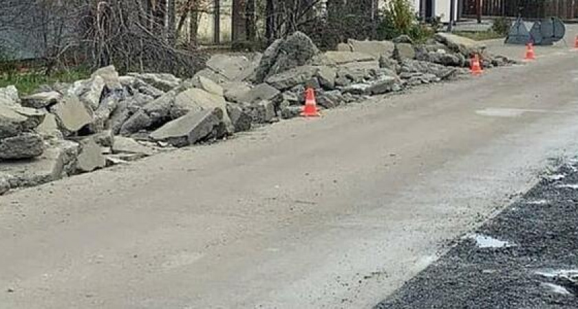 В селе под Новороссийском разрушили новую дорогу по просьбе местной жительницы