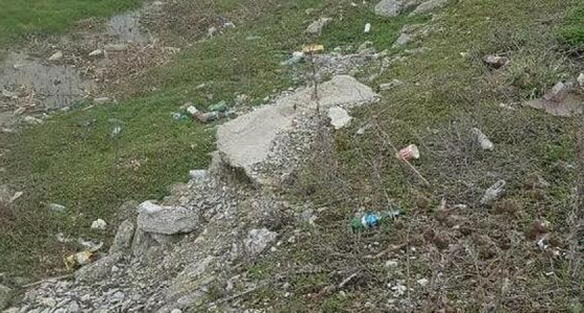 Под Новороссийском когда-то красивое озеро превратилось в смердящее болото