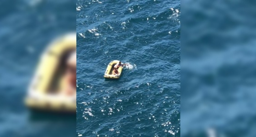 Жителей Новороссийска, которые пробыли в открытом море на резиновой лодке 5 дней, не оштрафуют