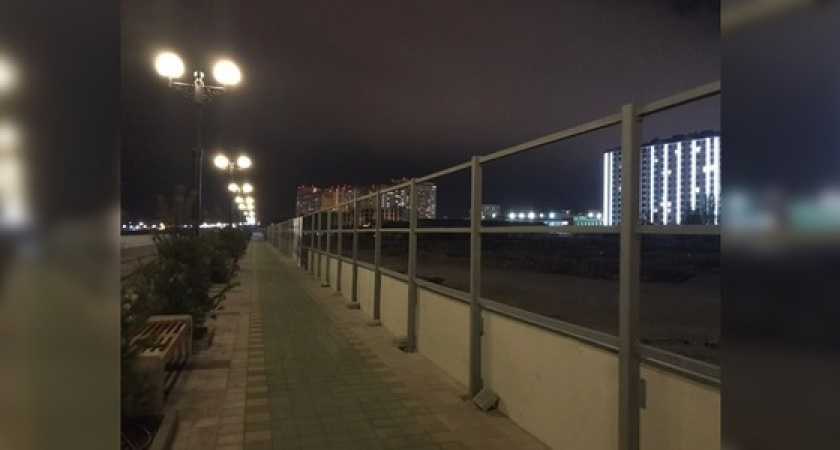 На новой набережной Новороссийска установят забор