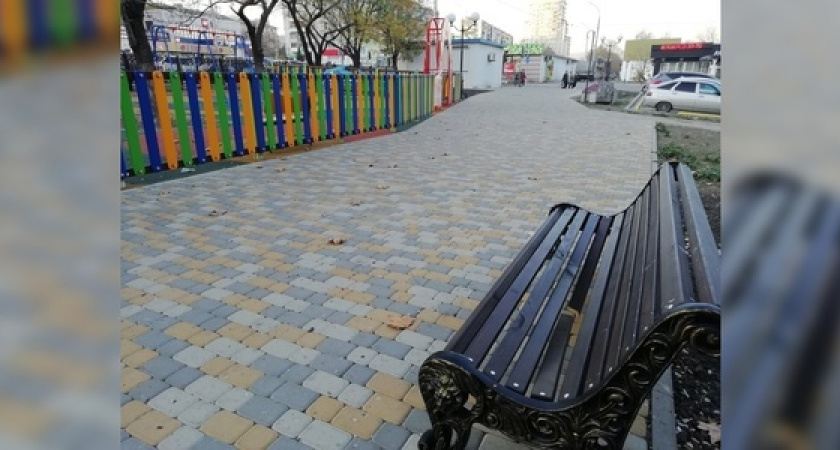 «Некуда деть энергию!?»: в сквере, где идут работы по благоустройству, вандалы сломали скамейку