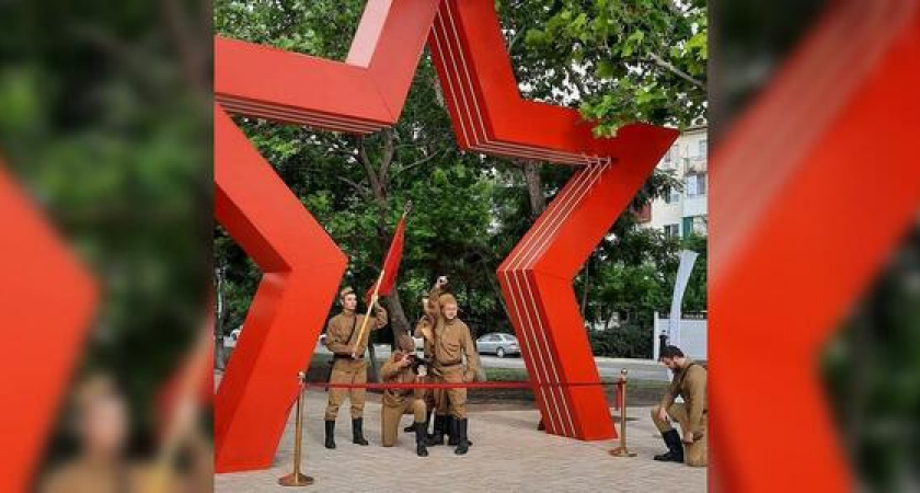 В Новороссийске в сквере 75-летия Победы появятся пиллары с портретами героев войны