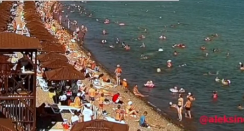 В Сети появилось видео спасения 5-летней девочки на пляже Алексино