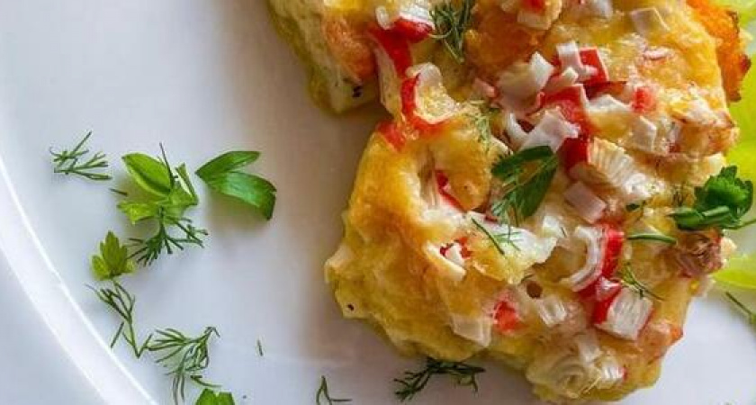 Рецепты от подписчиков: рыба под крабовой шубой