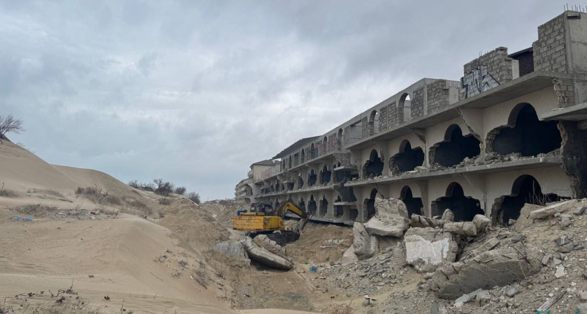 С пляжей Анапы незаконно вывозят песок: полиция проверяет информацию