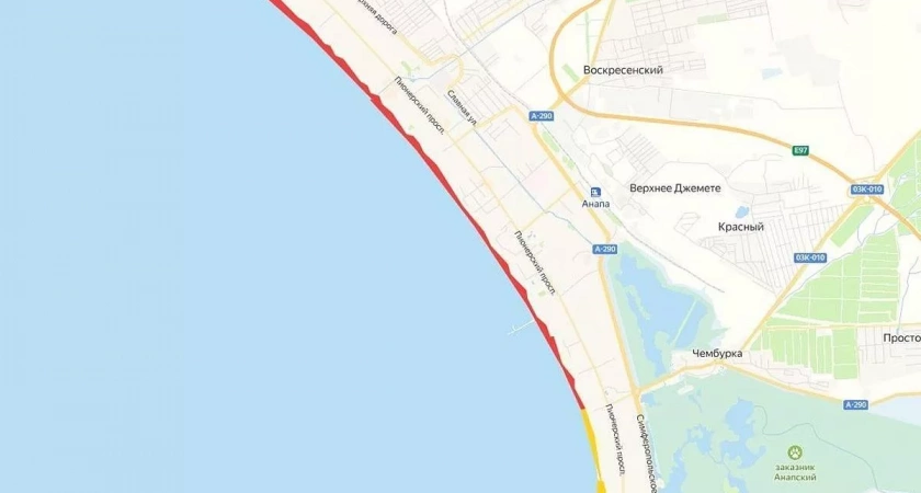 Опубликована карта очищенных спецтехникой пляжей Анапы - теперь можно купаться?