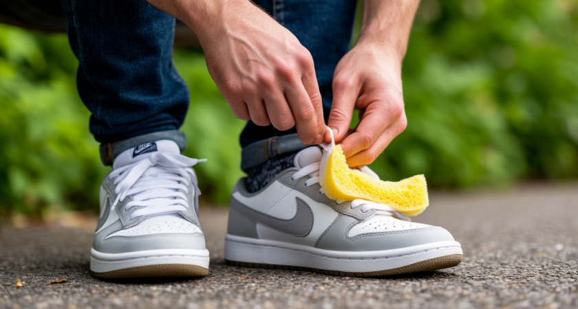 5 капель на губку - и белая подошва без черных пятен: всегда имеется у каждого на кухне