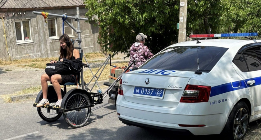Московские киношники устроили транспортный коллапс в центре Новороссийска
