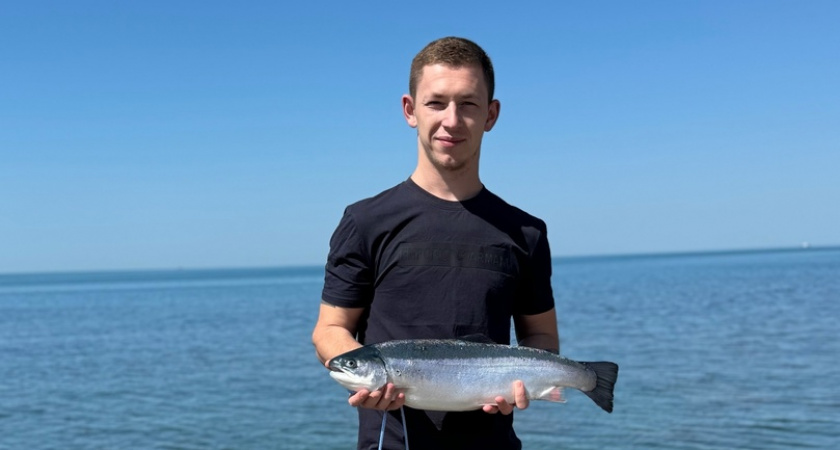 Форель, сбежавшая в Кабардинке, добралась до Широкой Балки под Новороссийском