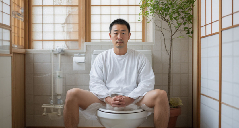 У японцев существует правило, касающееся похода в туалет: ему строго следуют даже в общественных уборных
