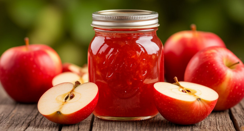 Янтарное яблочное повидло: густое, ароматное и идеально подходит для выпечки