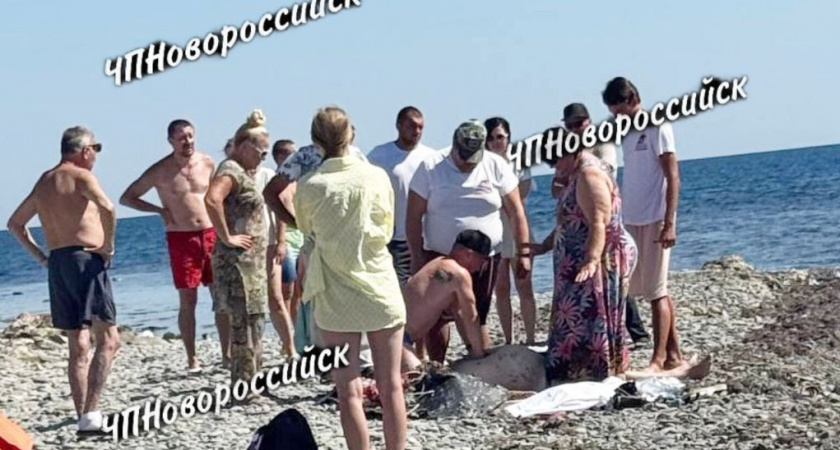 На пляже в Широкой Балке под Новороссийском утонул мужчина