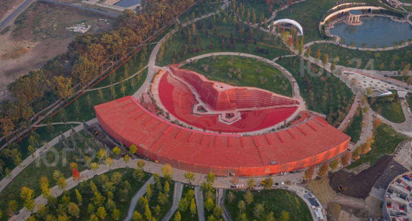 В парке Галицкого в Краснодаре открылась еще одна локация - водопад 