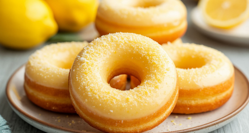 Нежные, тёплые и ароматные: лимонные пончики, которые подарят настроение даже в пасмурный день