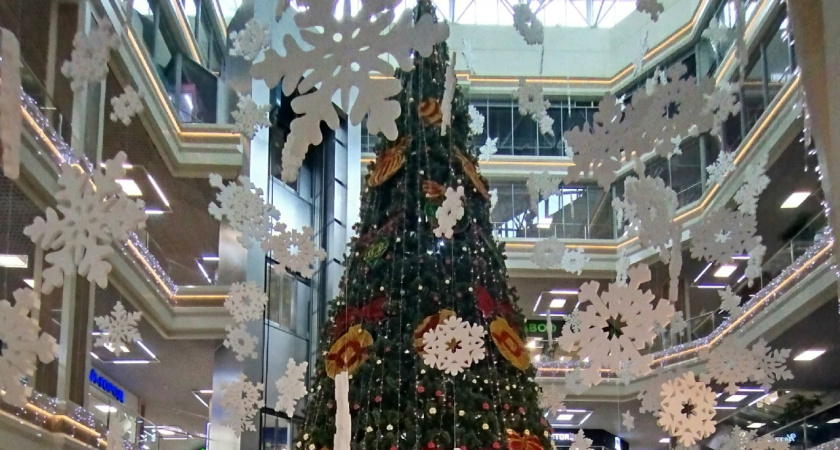 Новый год к нам мчится! В торговом центре «Красная площадь» в Новороссийске уже установили елки