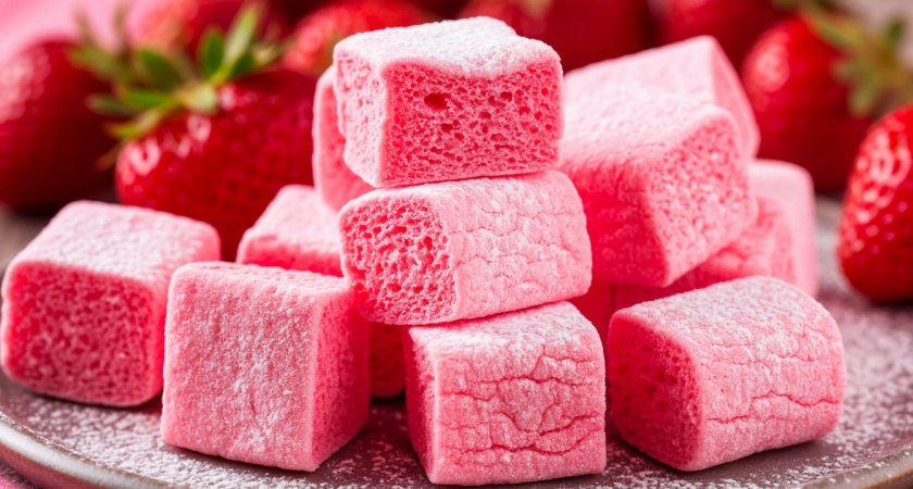 Мои дети обожают этот домашний клубничный зефир! Готовлю его ежедневно, а все равно им мало и мало