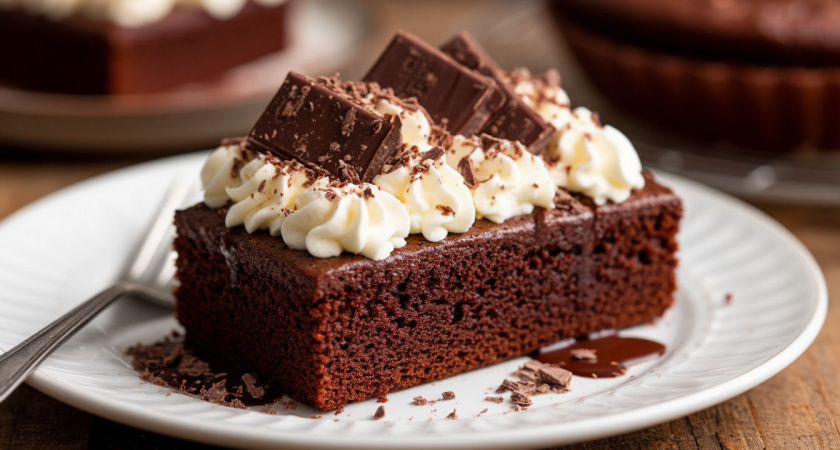 Торт «Эскимо» за вечер: влажный шоколадный бисквит и нежный крем - без лишней возни и кучи времени