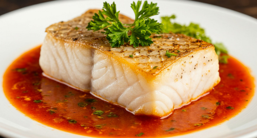 Минтай вроде дешевая рыбка, а в этом соусе становится нереальным ресторанным шедевром