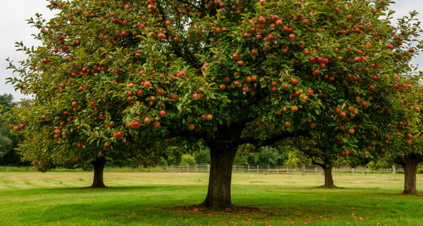 Яблони не болеют паршой: после листопада опрыскиваю их волшебным раствором из аптеки — весной дерево полностью усыпано завязями