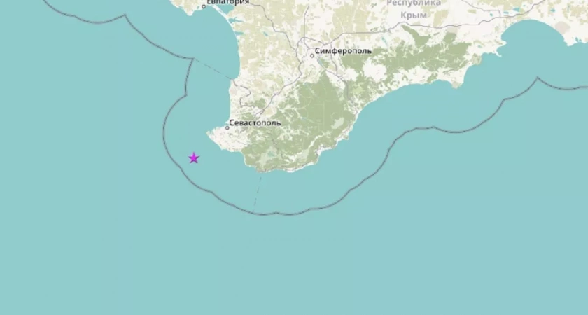 В Черном море зафиксировано землетрясение