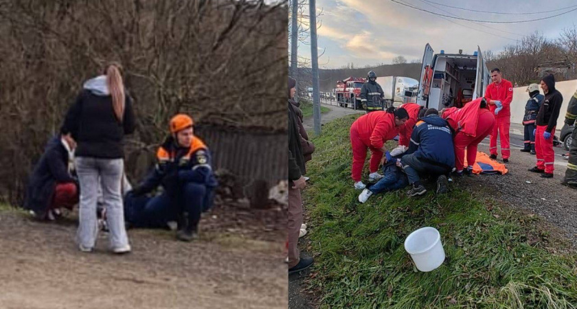 Легковушка врезалась в фуру под Новороссийском: спасатели деблокировали пострадавшего