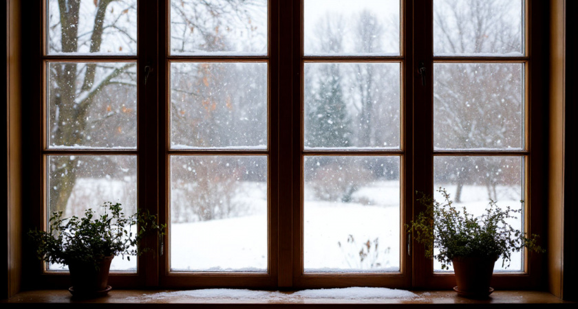 Клею это на окно и больше не мерзну: не дует, а подоконник всегда теплый