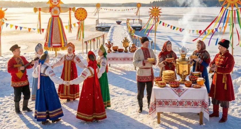 Провожаем зиму с огнем и музыкой: Масленица в «AbrauClub на Плавнях»  