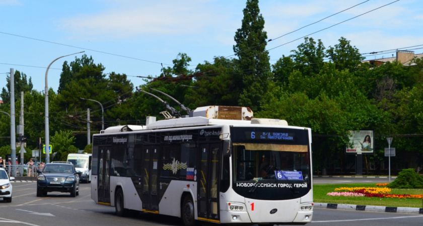 Проезд в троллейбусах Новороссийска подорожает с 1 марта 