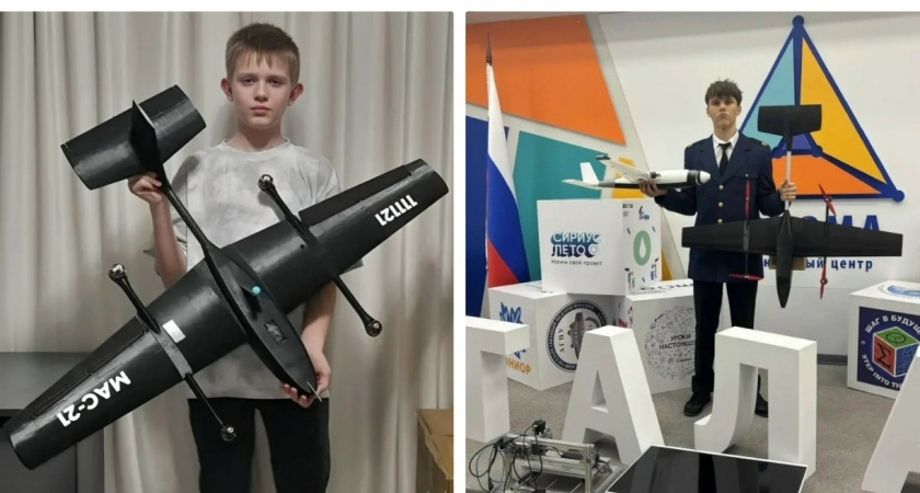 Школьники из Новороссийска создали беспилотник, который помещается в рюкзак