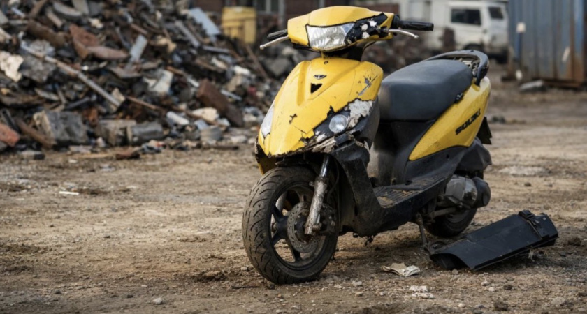 Угнал, разбил, сдал на металл: новороссийцу не выгодно продался украденный мопед
