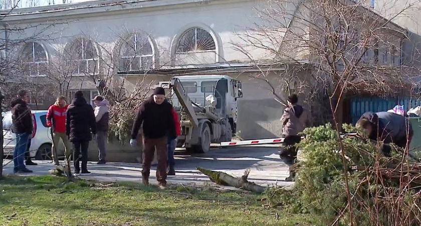 8 Марта по-мужски: Новороссийск встречает Международный женский день генеральной уборкой